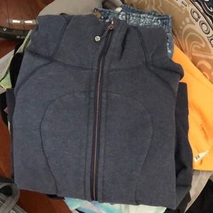 🍋 Scuba hoodie rose gold zipper RARE